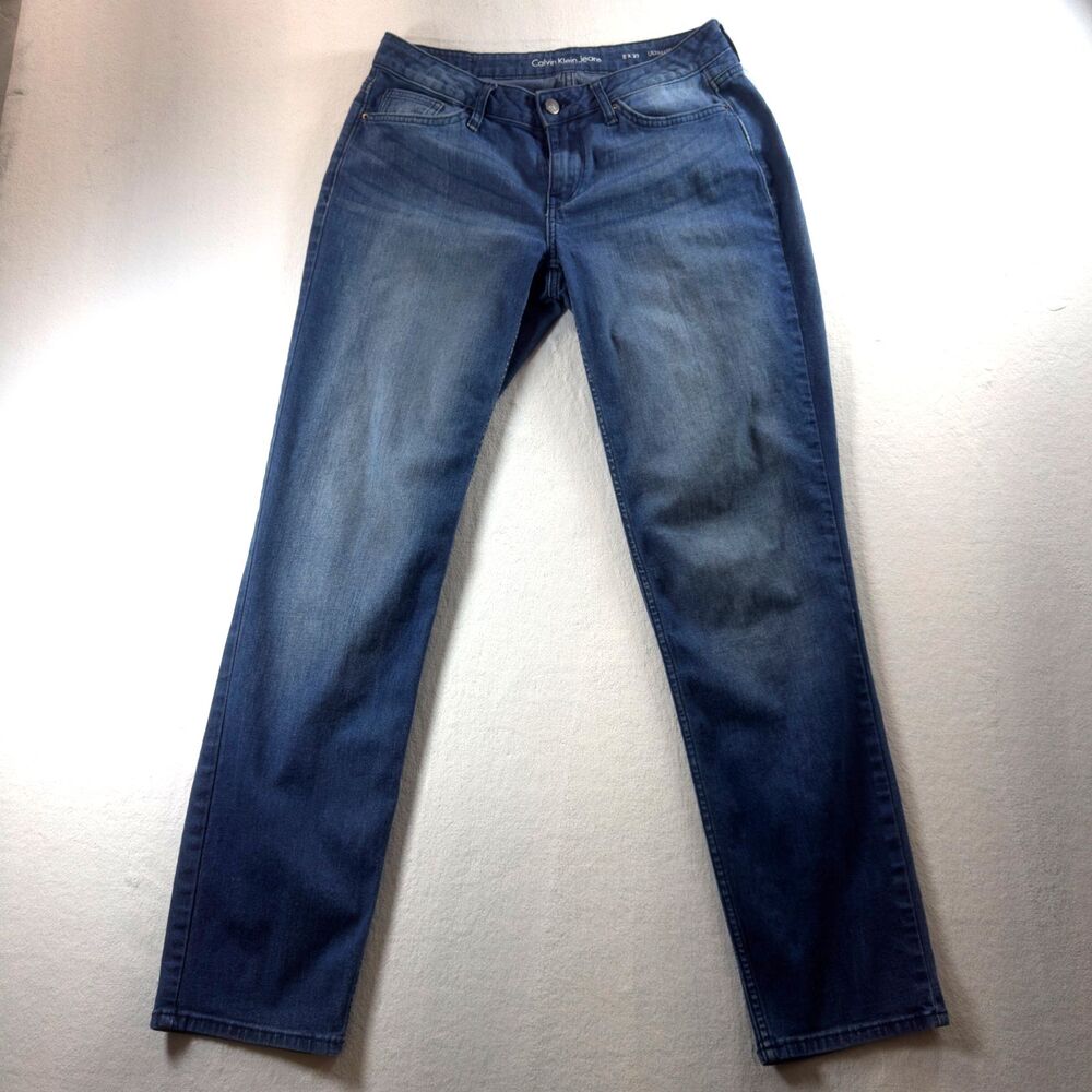Calvin Klein Jeans Size 8x30 Women’s Ultimate Skinny Denim Blue
